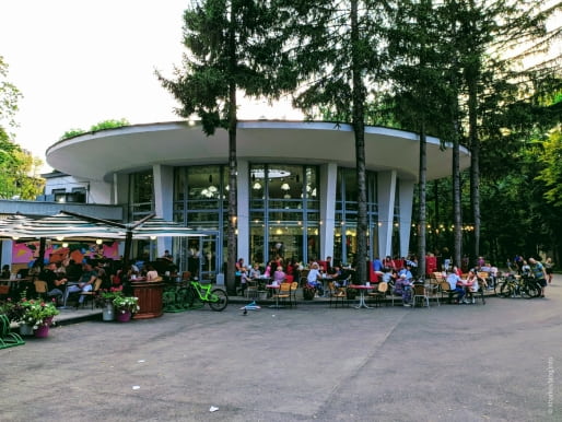 Кафе Кристалл в парке Шевченко в Харькове