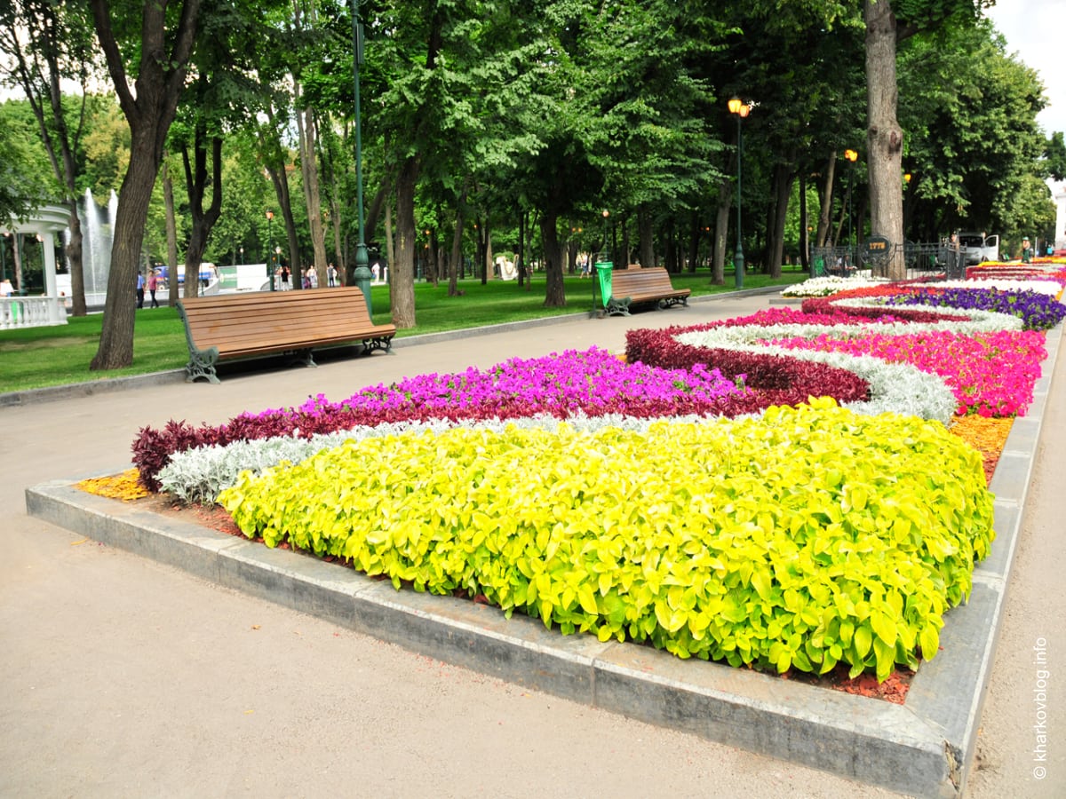 Сад Шевченко в Харькове после реконструкции