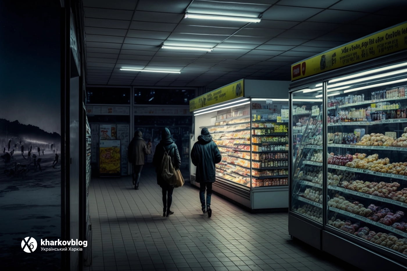Які магазини працюють під час тривоги та без світла у Харкові 