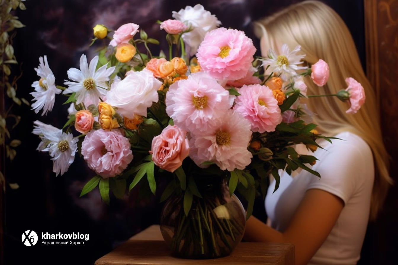 Оригинальный подарок для женщины: заказ букета цветов через интернет