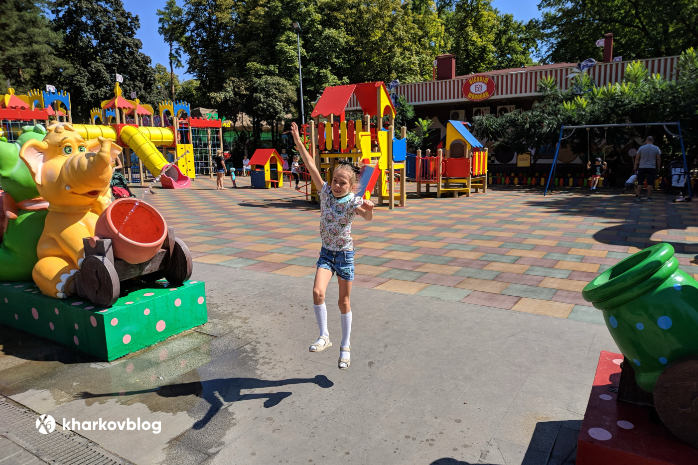 Центральный парк Харьков, Парк Горького, парк культуры и отдыха, фото, аттракционы