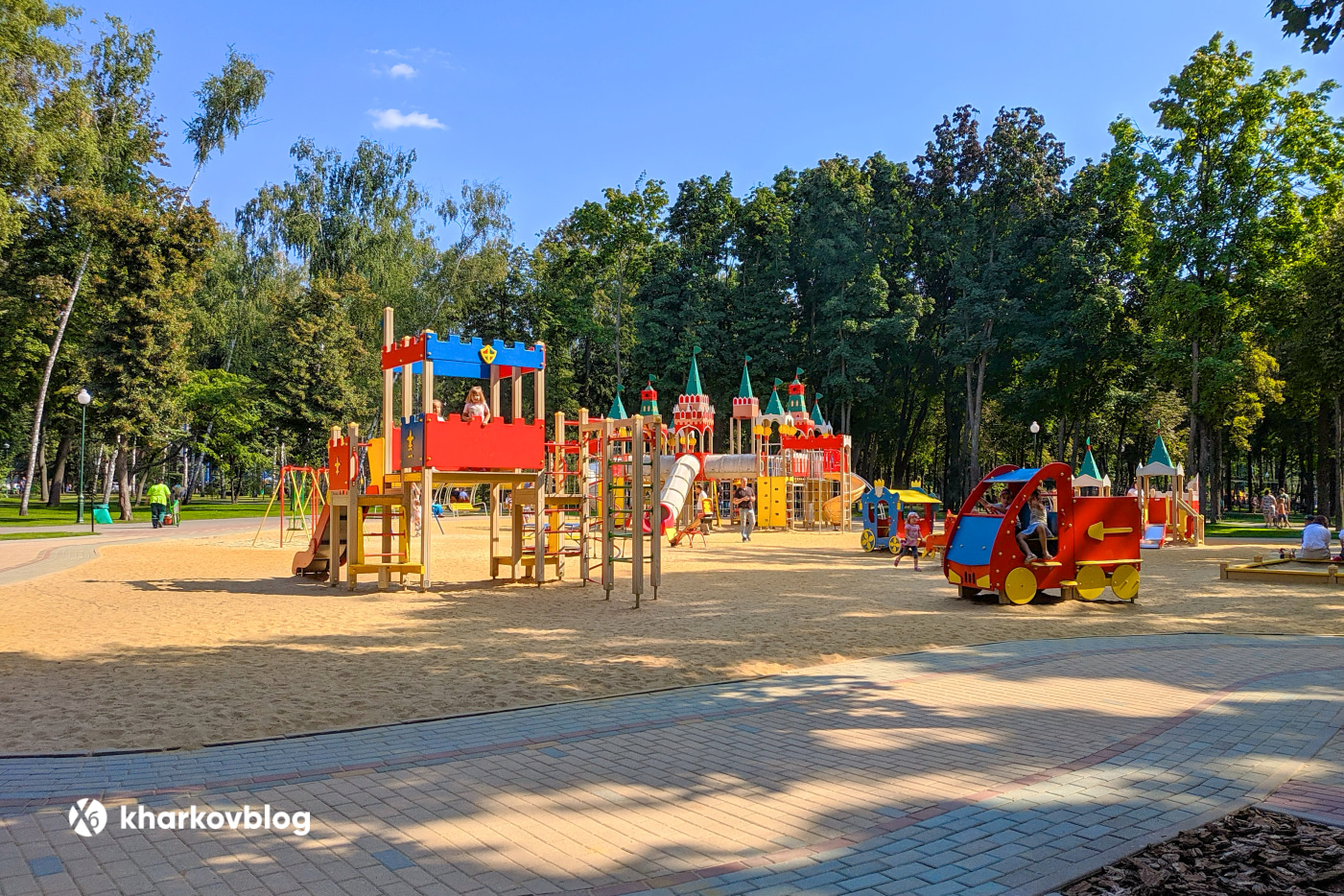 Центральный парк Харьков, Парк Горького, парк культуры и отдыха, фото, аттракционы